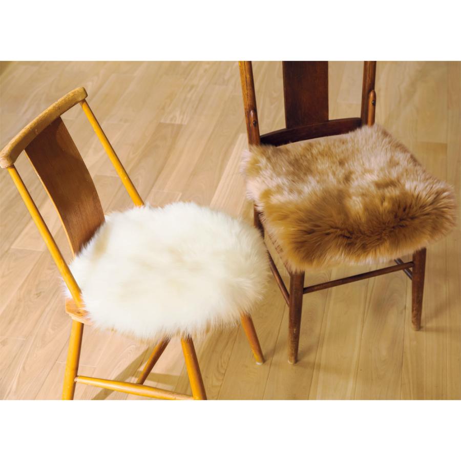 69 Off カーテン 敷物 ソファカバー クッション カバー類 椅子クッション 約40cm角 スプリングラム長毛ムートン シートクッション 6309 Riosmauricio Com