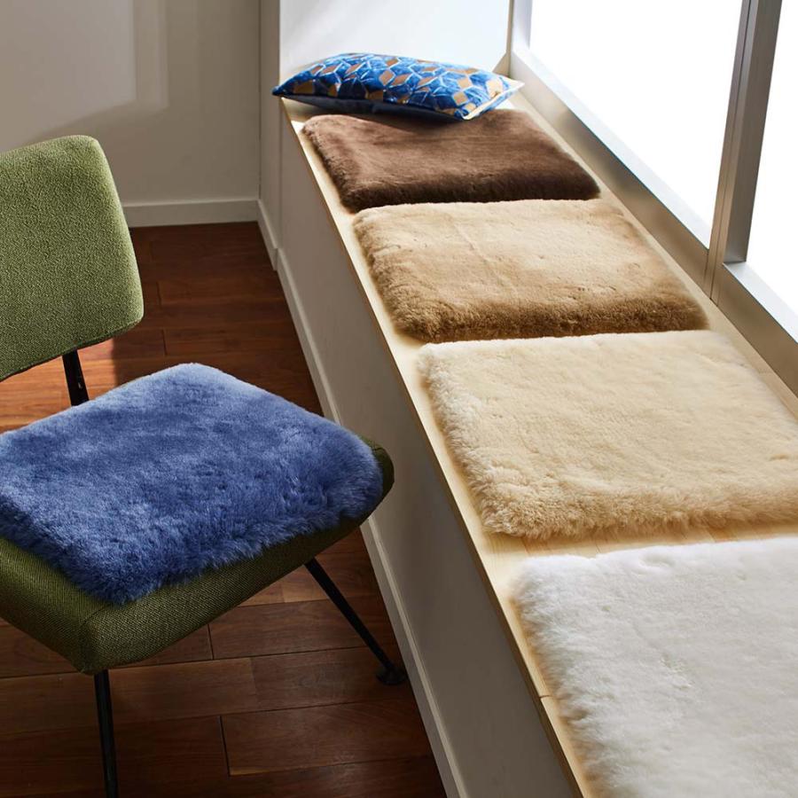 最大 Offクーポン カーテン 敷物 ソファカバー クッション カバー類 椅子クッション 約45 45cm 短毛フルスキンmouton ムートン チェアパッド シートマット H175 Riosmauricio Com