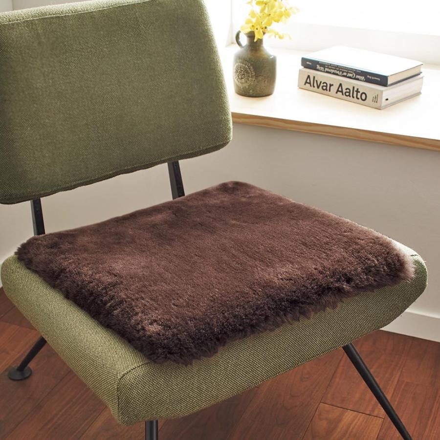 最大 Offクーポン カーテン 敷物 ソファカバー クッション カバー類 椅子クッション 約45 45cm 短毛フルスキンmouton ムートン チェアパッド シートマット H175 Riosmauricio Com