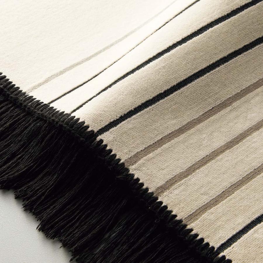 カーペット ラグ マット 絨毯 防炎 ベルギー製 モケット織 床暖房 綿 畳 デザイン Sliert/スライア モケット織ラグ 約190cm×190cm H47010 