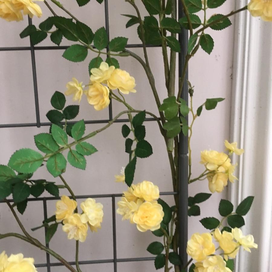 日本製 鉢置き コンパクト 可愛い おしゃれ ガーデニング ラック 薔薇 長身 スリム プランター台付きローズトレリス パーゴラ付き スリム・グレー G01811_3