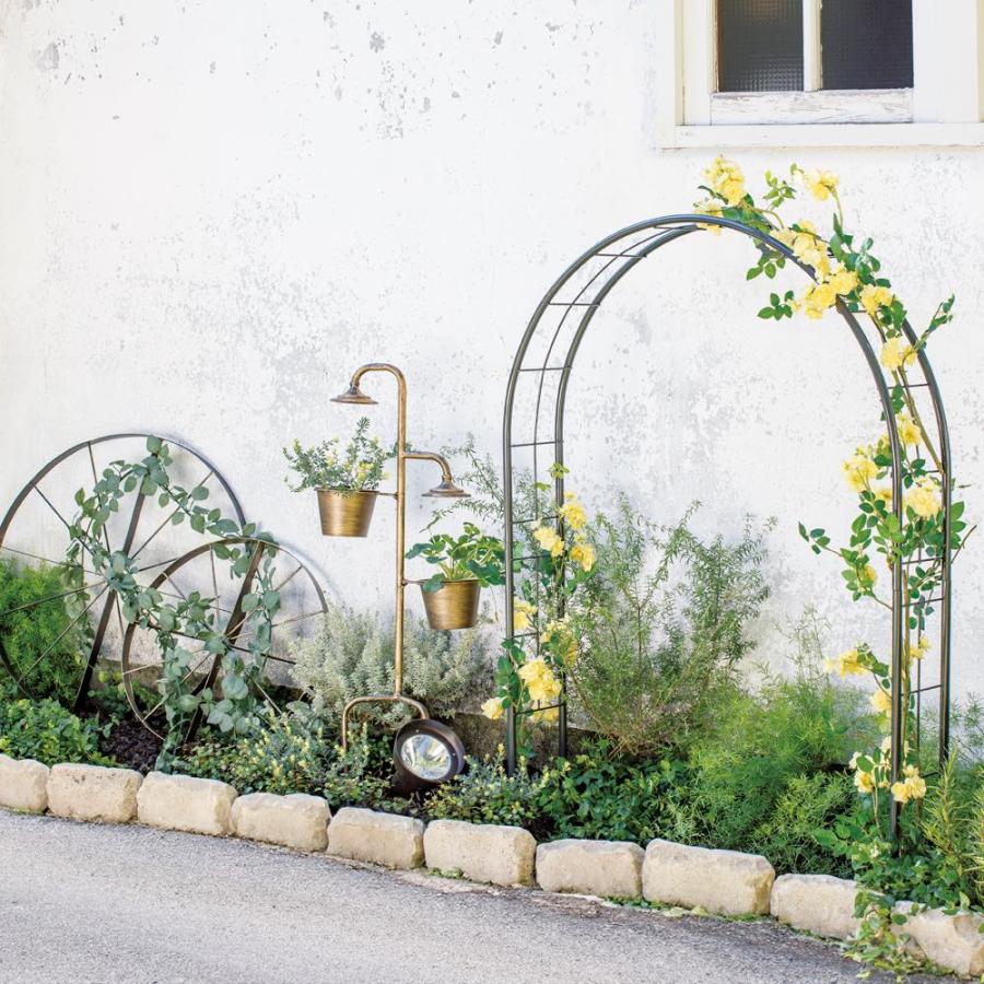 dinos（ディノス） 奥行16cmの花だんアーチ ガーデニンググッズ G86607