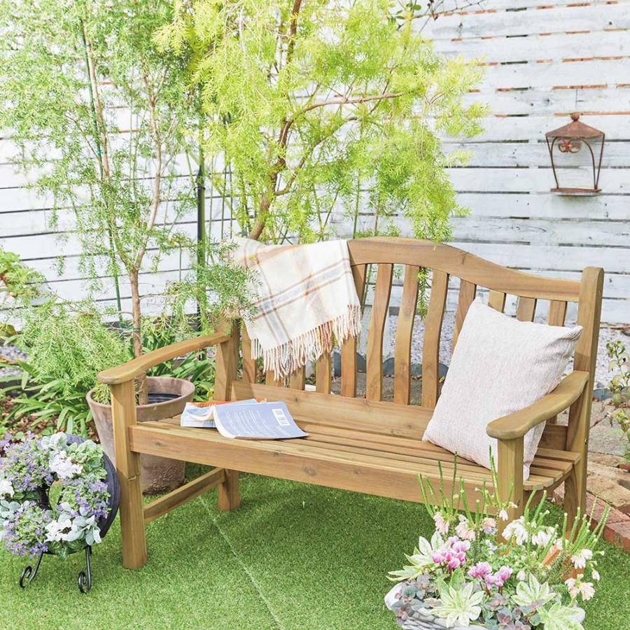 dinos（ディノス） 英国風クイーンベンチ 幅120cm ガーデン