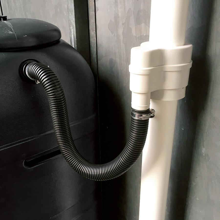 ガーデニング用雨水貯水タンク＋新品３ｍホース 雨水タンク 接続用延長ホース3m 内径32mm : TOKILABOYahoo