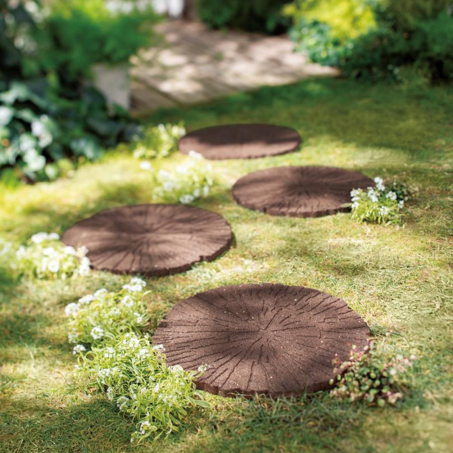 dinos（ディノス） カナダ企画丸太ステップ 4枚 ガーデニンググッズ