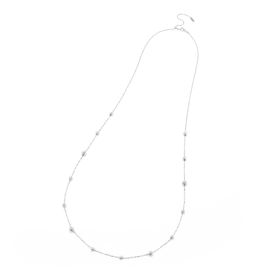 ≪70cm≫ Pt カットボール スライドネックレス ジュエリー アクセサリー プラチナ製 163609_10