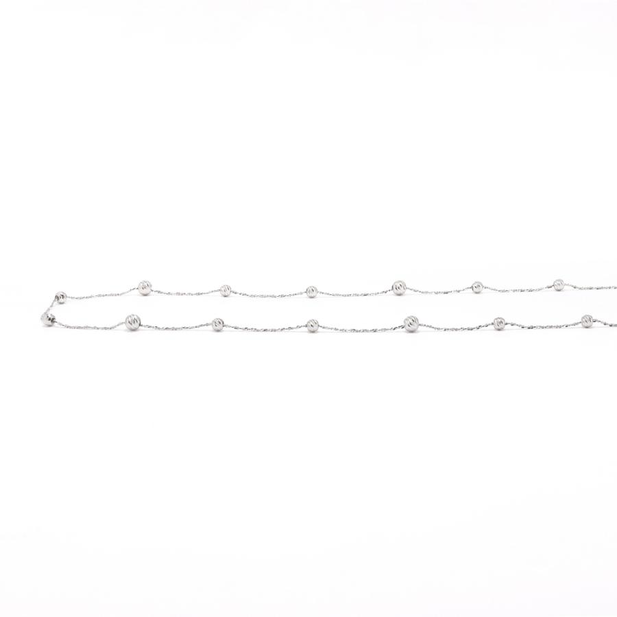 ≪70cm≫ Pt カットボール スライドネックレス ジュエリー アクセサリー プラチナ製 163609_12