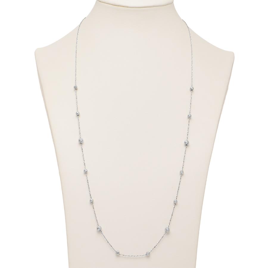 ≪70cm≫ Pt カットボール スライドネックレス ジュエリー アクセサリー プラチナ製 163609_13