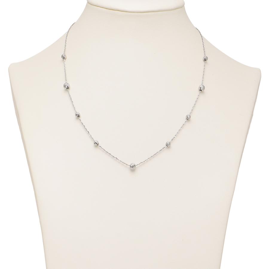 ≪70cm≫ Pt カットボール スライドネックレス ジュエリー アクセサリー プラチナ製 163609_9