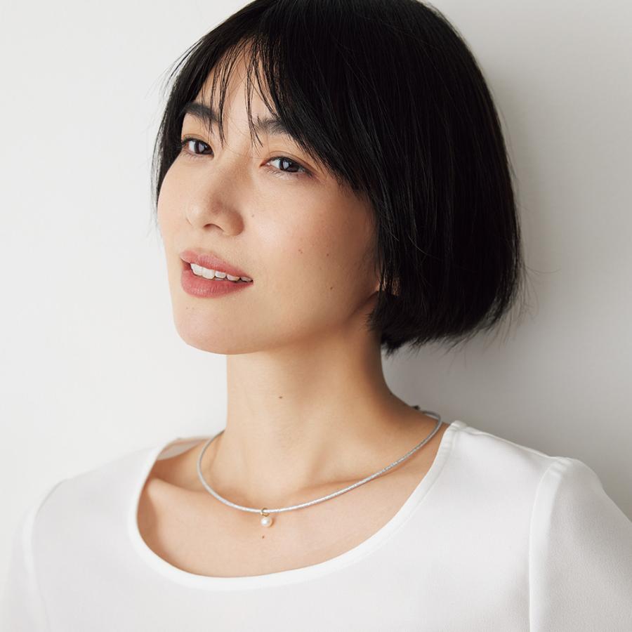 dinos（ディノス） 大人の癒し 磁気ネックレス bellissimo 淡水パール