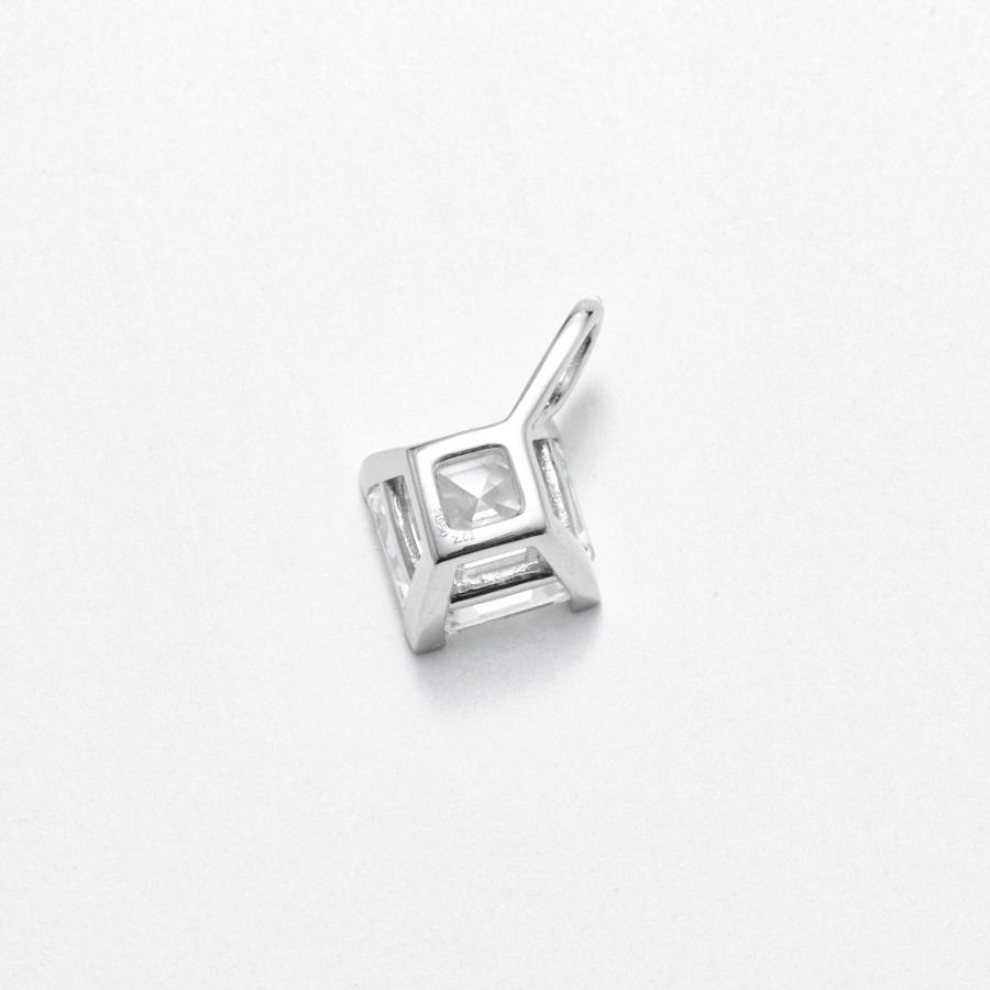 ≪1ct≫ Pt ラボグロウンダイヤ アッシャーカット ペンダントヘッド ジュエリー アクセサリー ダイヤモンド J11203 ディノスの画像