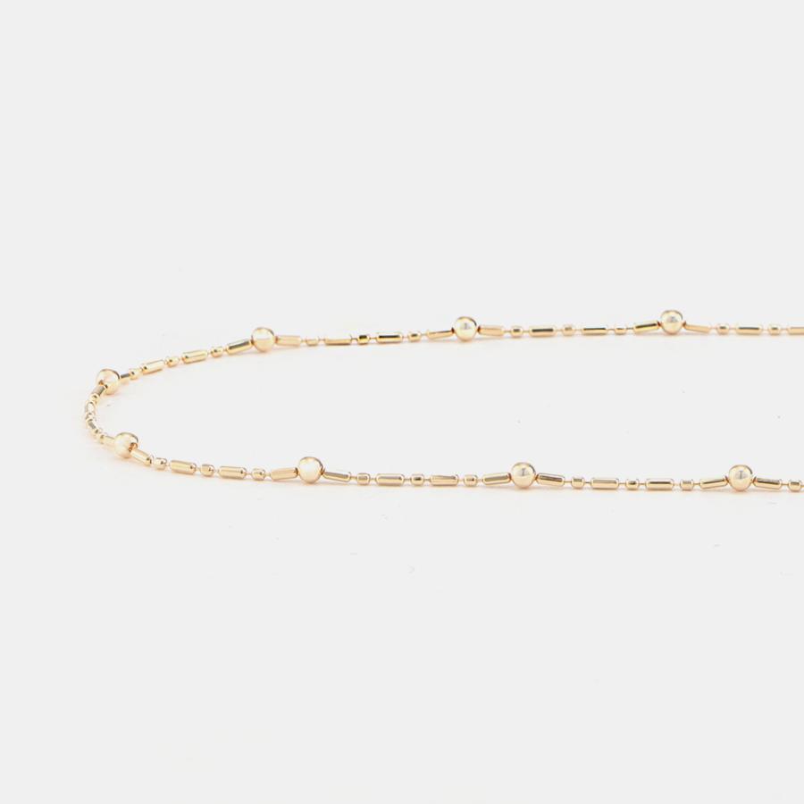 UNOAERRE/ウノアエレ K18 カットボール ネックレス ジュエリー アクセサリー ゴールド製 J08416 ディノスの画像