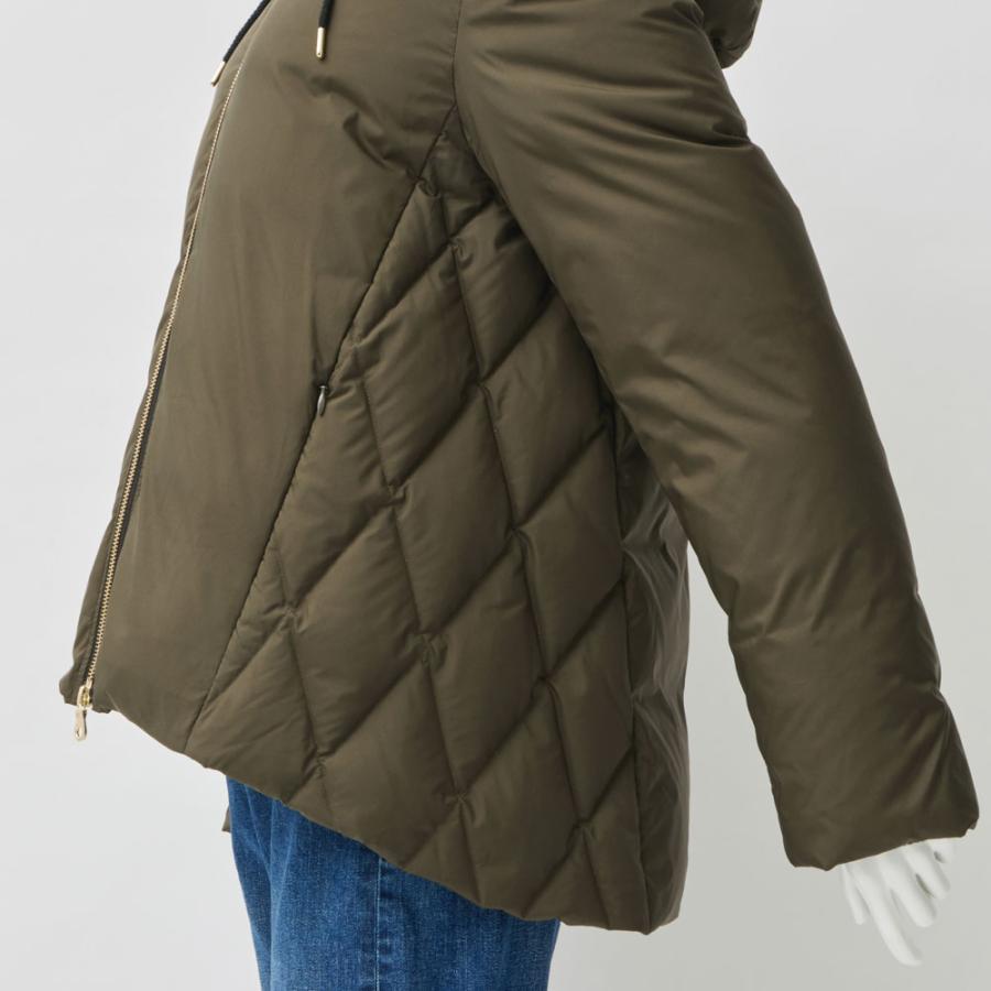 dinos（ディノス） はっ水 高密度タフタ ショートダウンコート コート