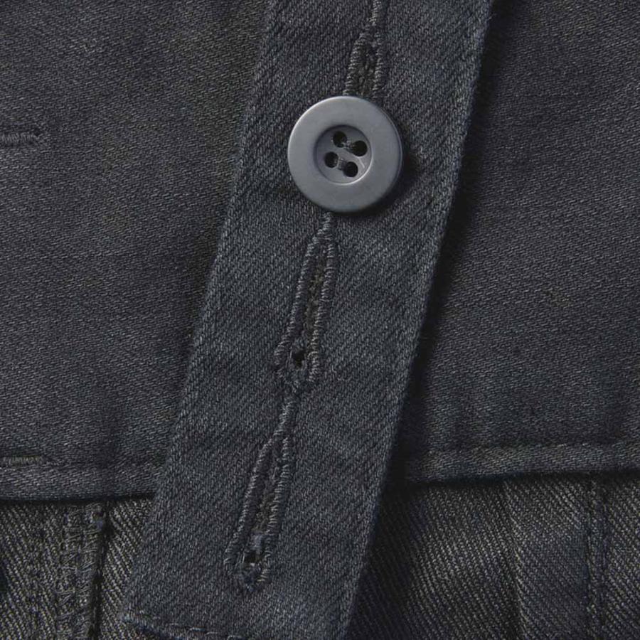 dinos（ディノス） ストレッチデニム サスペンダー付きスカート