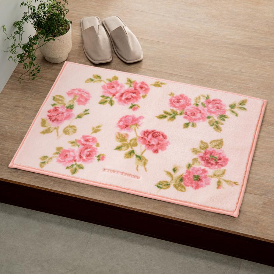 ローラアシュレイ ラグ ピンク