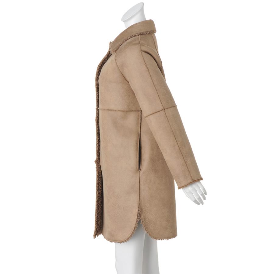 SUEDE コート ファーコート ムートンコート リバーシブル SUEDE コート ファーコート ムートンコート リバーシブル