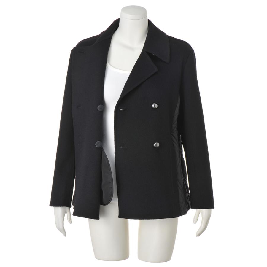 dinos（ディノス） ウールカシミヤ混 ダブルフェイス×中わた