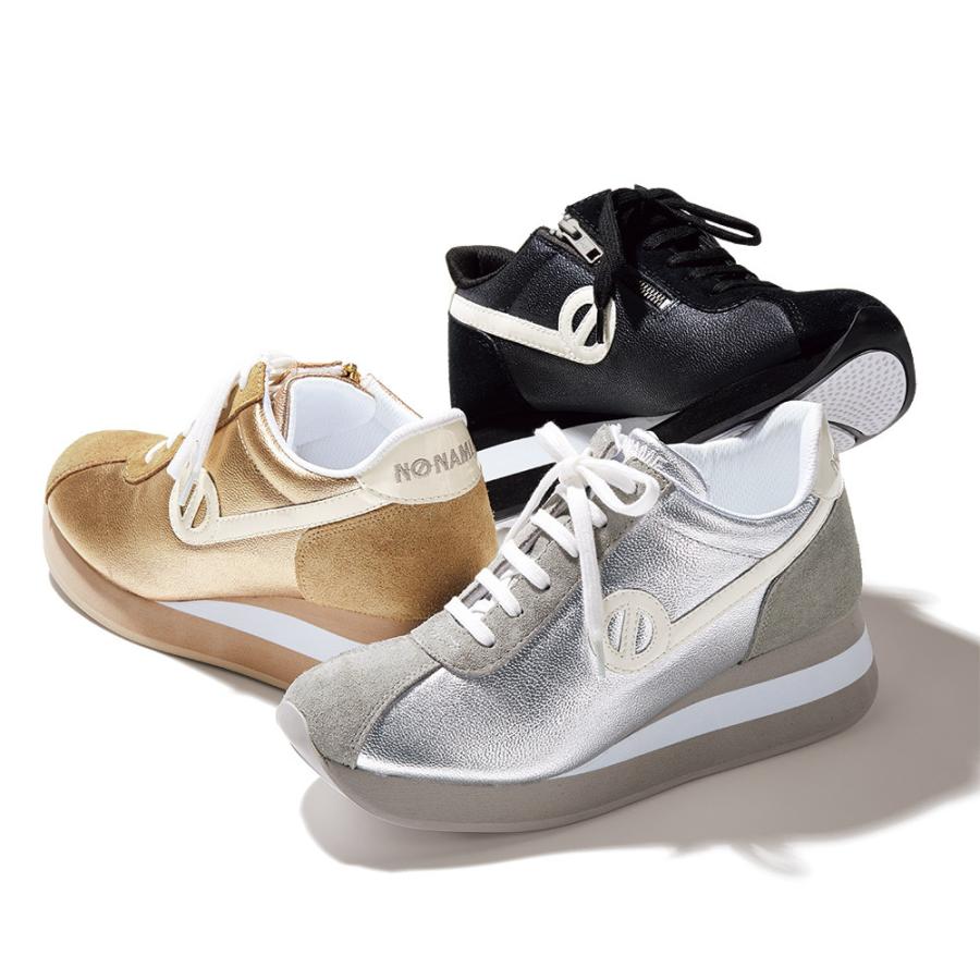 高い品質 バッグ 靴 アクセサリー スニーカー コンフォートシューズ ヒールスニーカー No Name ノーネーム 厚底 素材コンビ スニーカー 正規品 Zoetalentsolutions Com