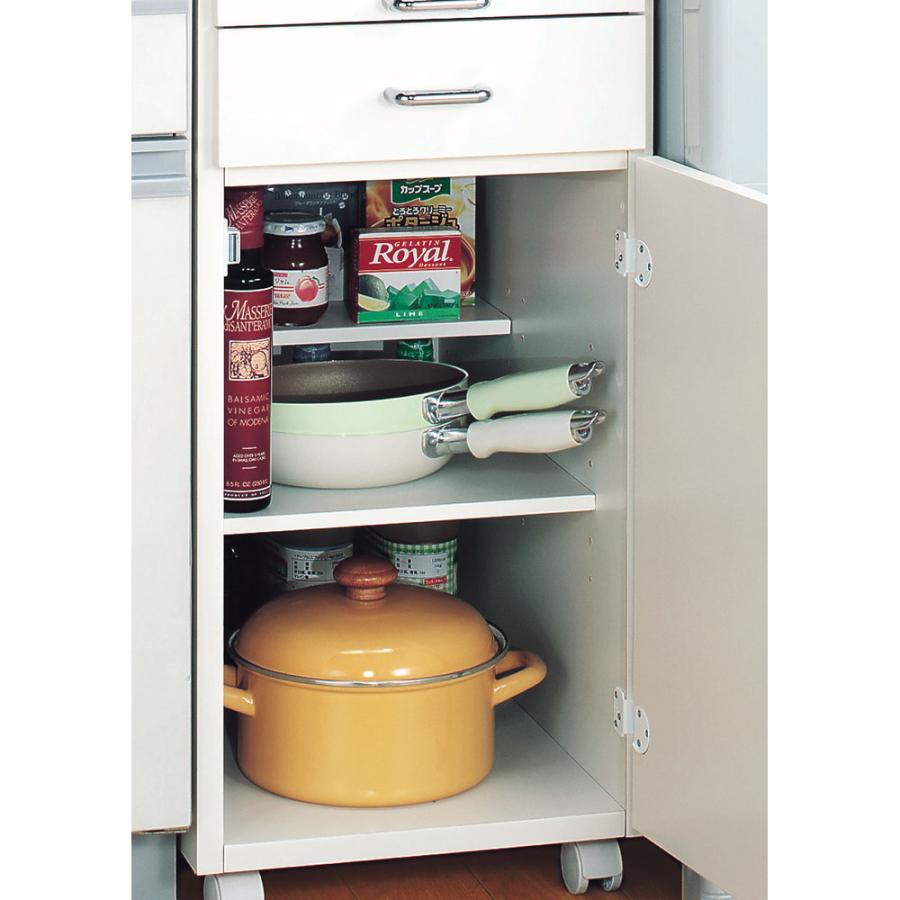 dinos（ディノス） ［幅20奥行55cm］ ステンレス天板隙間収納 扉タイプ