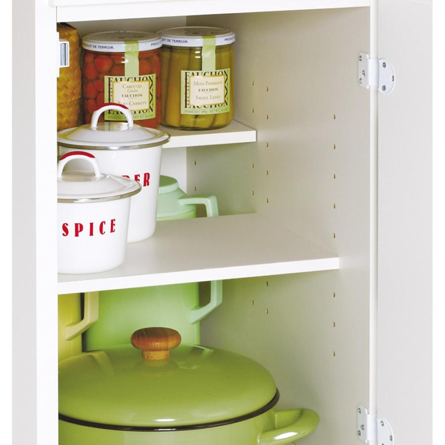 dinos（ディノス） ［幅20奥行55cm］ ステンレス天板隙間収納 扉タイプ