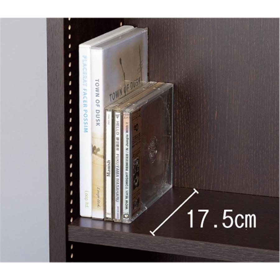 dinos（ディノス） 1cmピッチ薄型壁面書棚 奥行19cm 幅82cm 高さ180cm