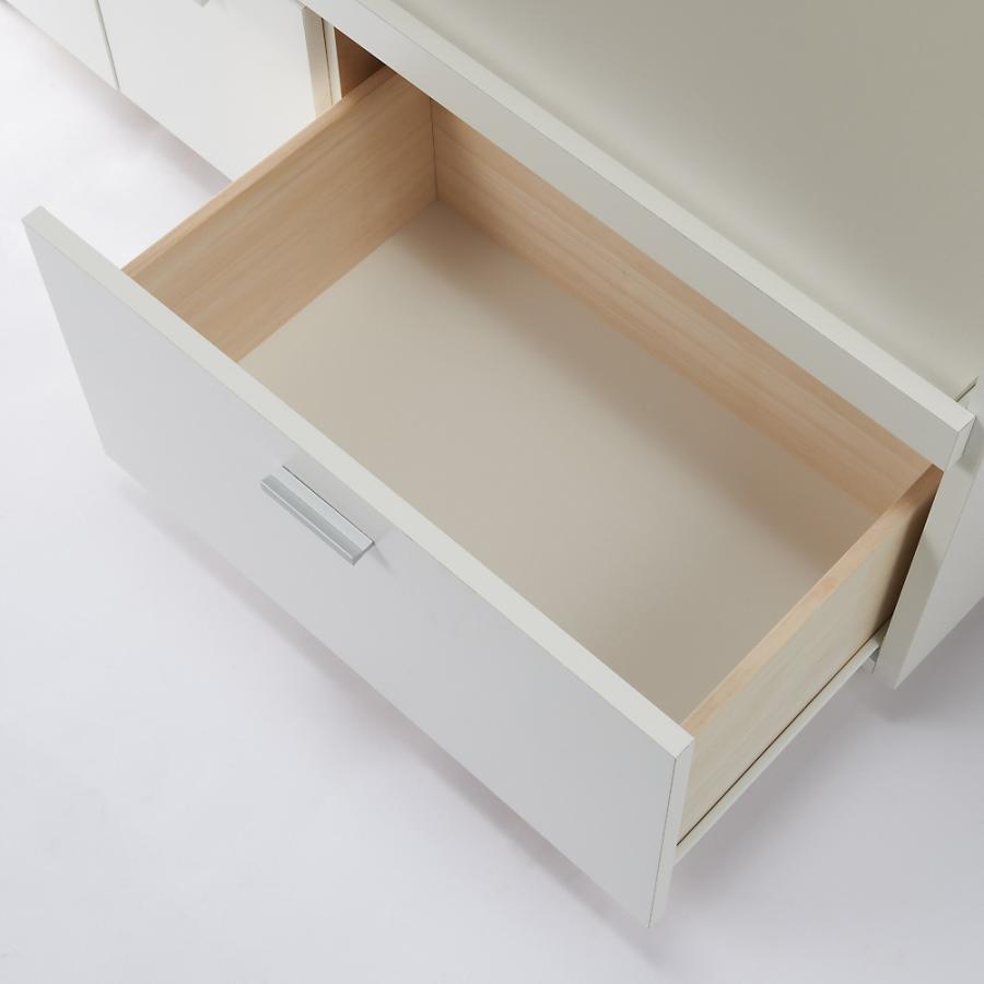 家電たっぷり収納ステンレス天板カウンター 幅90cm キッチン収納 キッチンカウンター 641510の画像