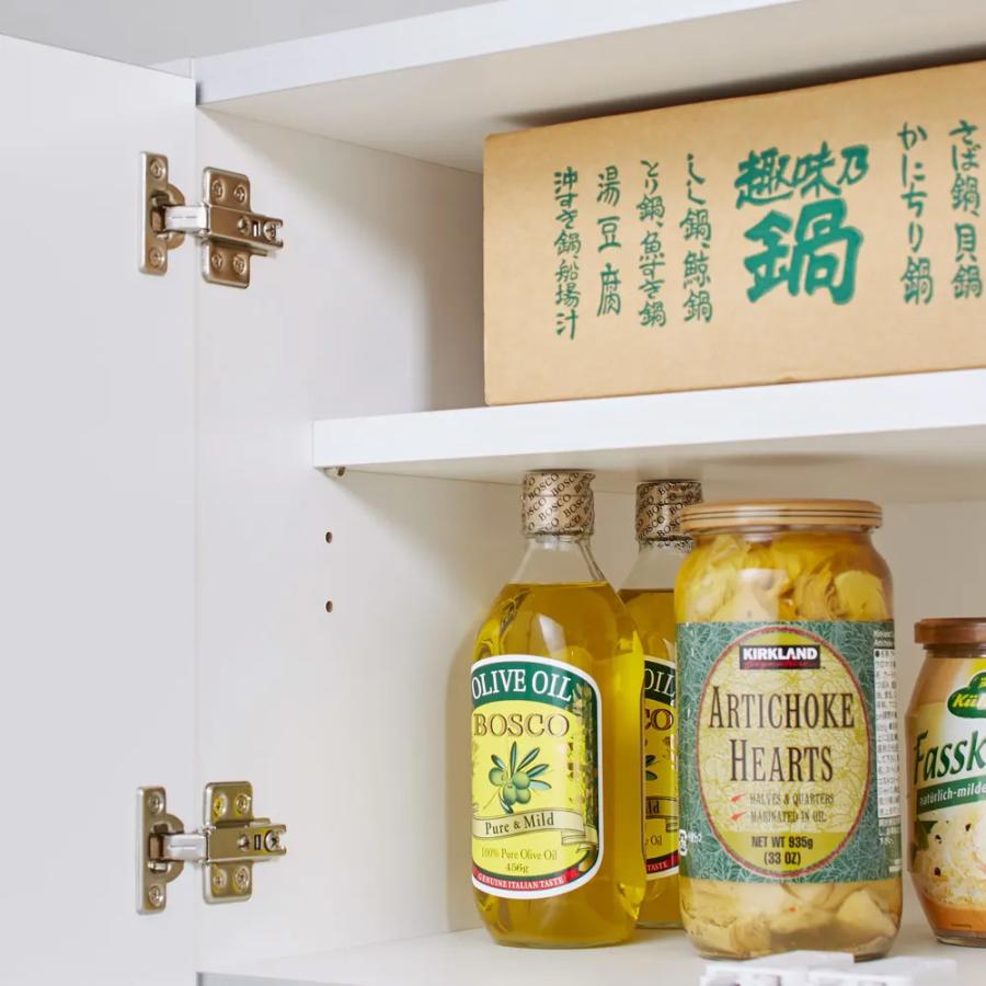 dinos（ディノス） 組立不要 光沢仕上げ冷蔵庫上置き 奥行35.5高さ45.5