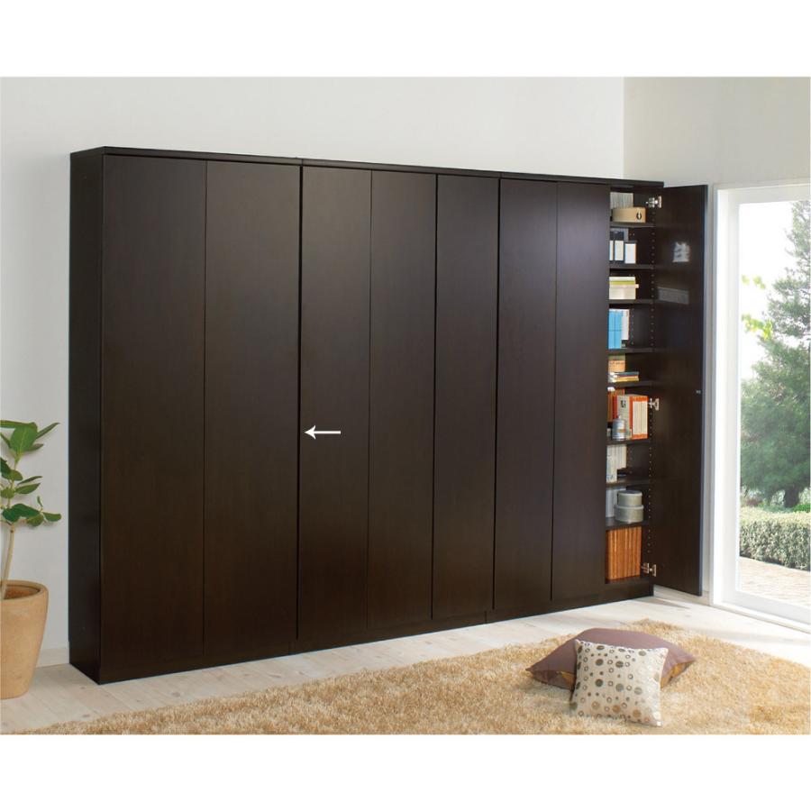 dinos（ディノス） 効率収納できる段違い棚シェルフ ［本体 板扉タイプ