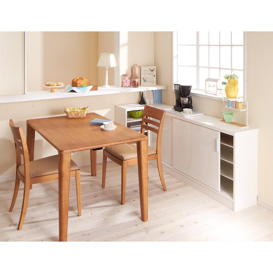 ディノス引き出しカウンター下チェスト奥行29.5高さ70cm幅44.5cm 引き戸カウンター下収納庫 奥行29.5高さ70cmタイプ 引き出し・幅44.5cm