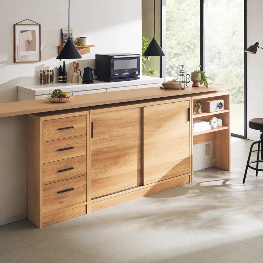 dinos（ディノス） 引き戸カウンター下収納庫 奥行29.5高さ87cmタイプ