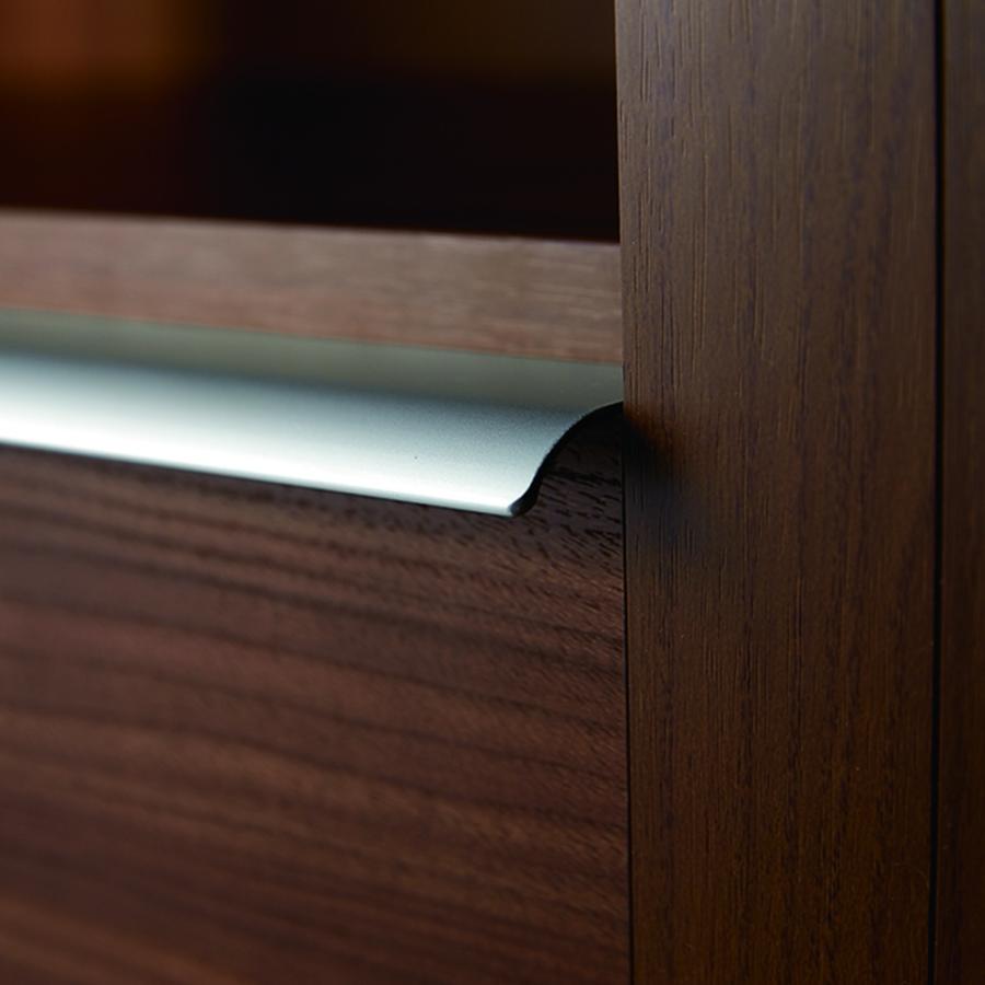 Antisala/アンティサラ クローゼットユニット収納・ウォルナット 幅60cm チェスト付ワードローブ 衣類収納 ワードローブ クローゼット H95418の画像