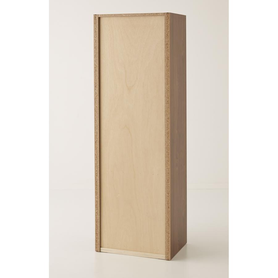 Antisala/アンティサラ クローゼットユニット収納・ウォルナット 幅60cm チェスト付ワードローブ 衣類収納 ワードローブ クローゼット H95418の画像