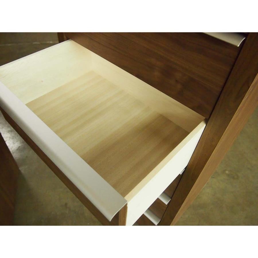 Antisala/アンティサラ クローゼットユニット収納・ウォルナット 幅60cm チェスト付ワードローブ 衣類収納 ワードローブ クローゼット H95418の画像