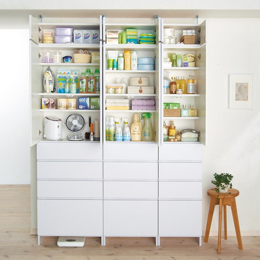 dinos（ディノス） 組立不要 天井まで使える薄型サニタリーチェスト