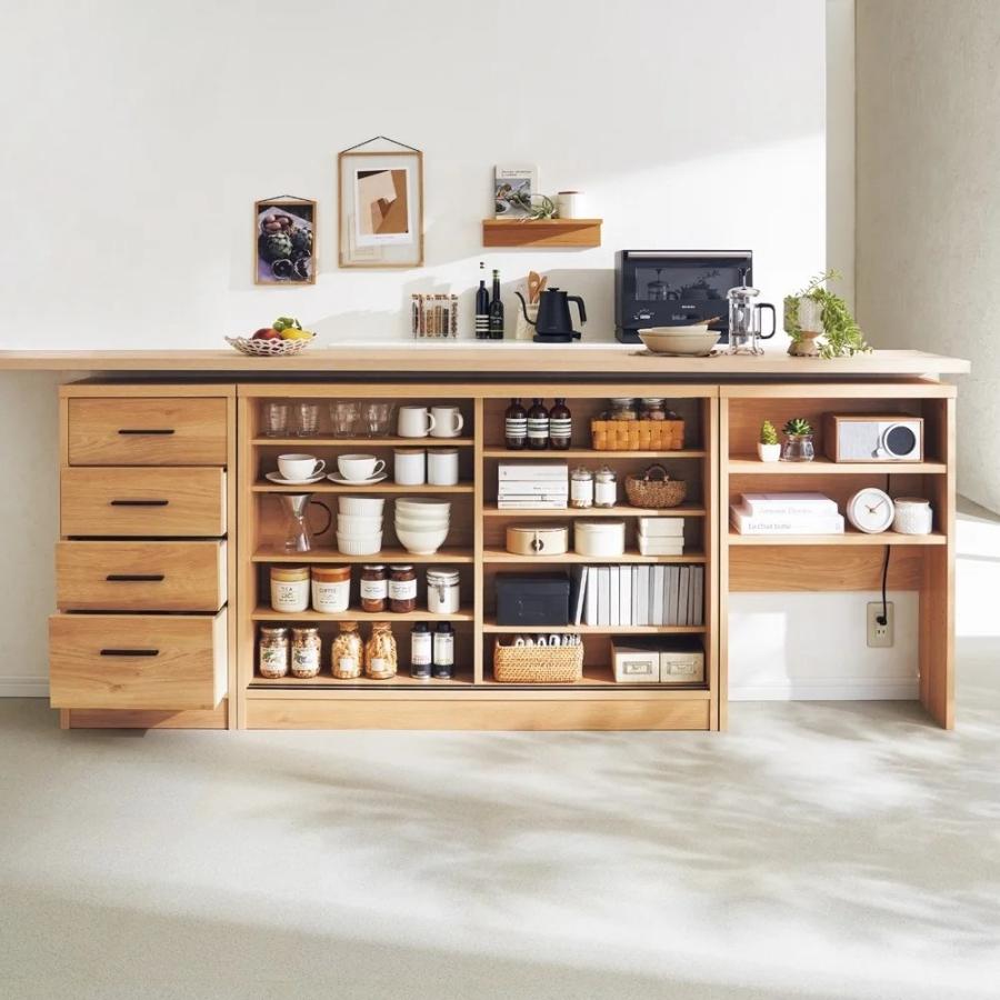 dinos（ディノス） 引き戸カウンター下収納庫 奥行23高さ87cmタイプ