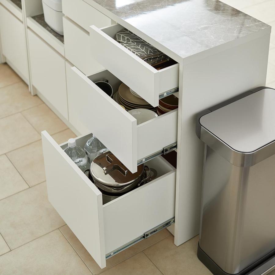 dinos（ディノス） スライド キッチンボード コンセント付 キッチン 棚