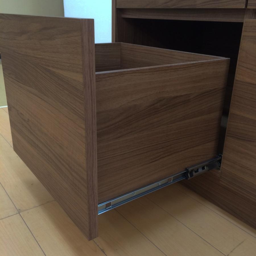 Granite/グラニト アイランド間仕切りキッチンカウンター幅120cm 家電収納付き キッチン収納 キッチンカウンター H91922の画像
