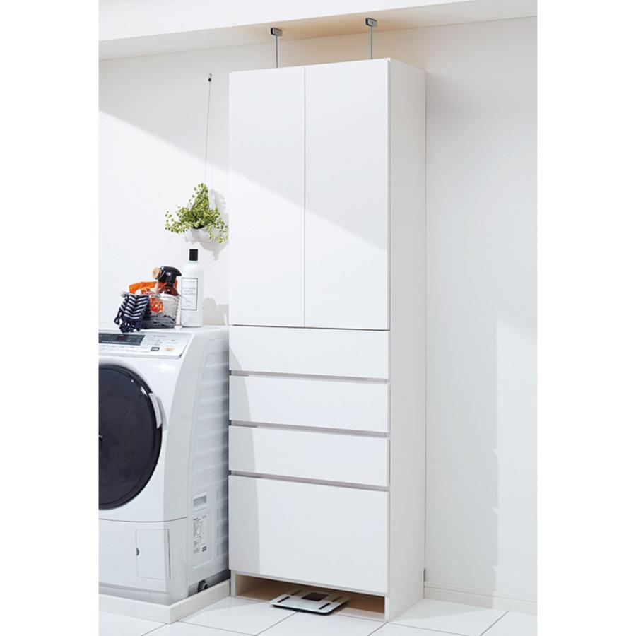 dinos（ディノス） 組立不要 天井まで使える薄型サニタリーチェスト