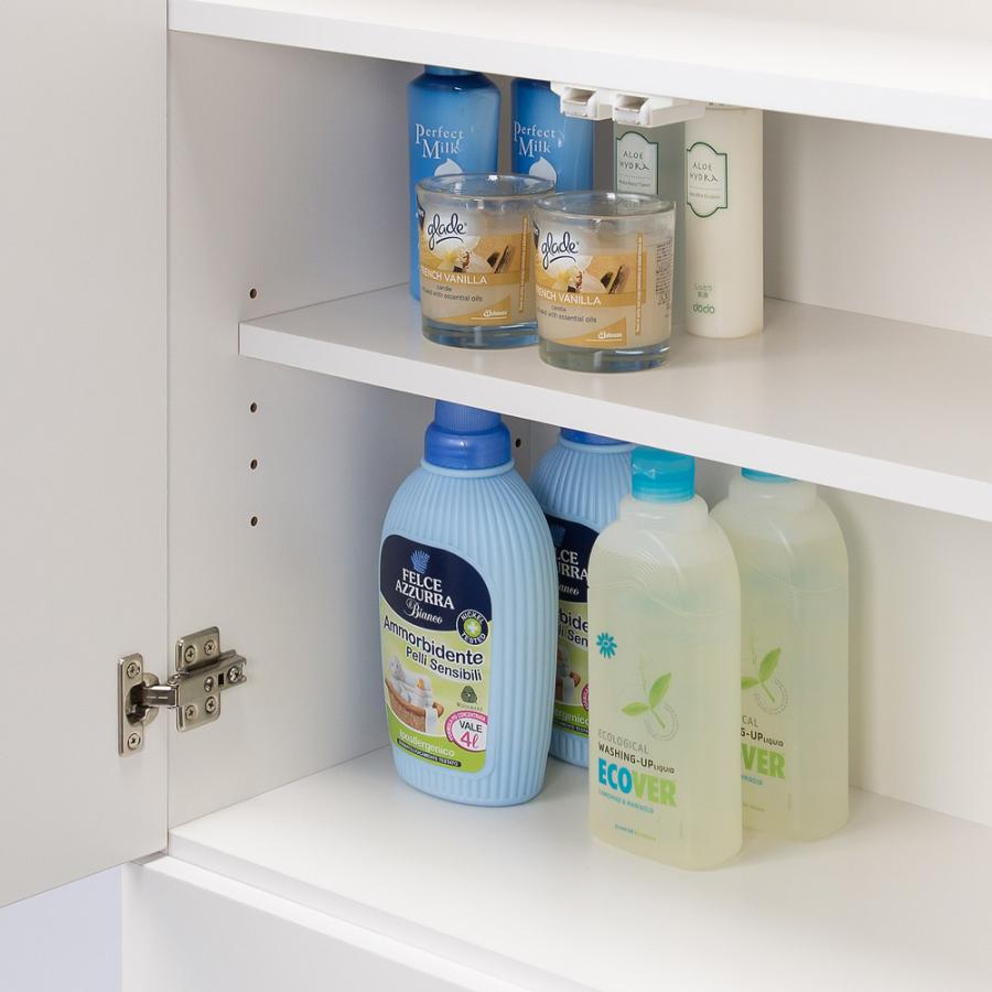 dinos（ディノス） 組立不要 天井まで使える薄型サニタリーチェスト