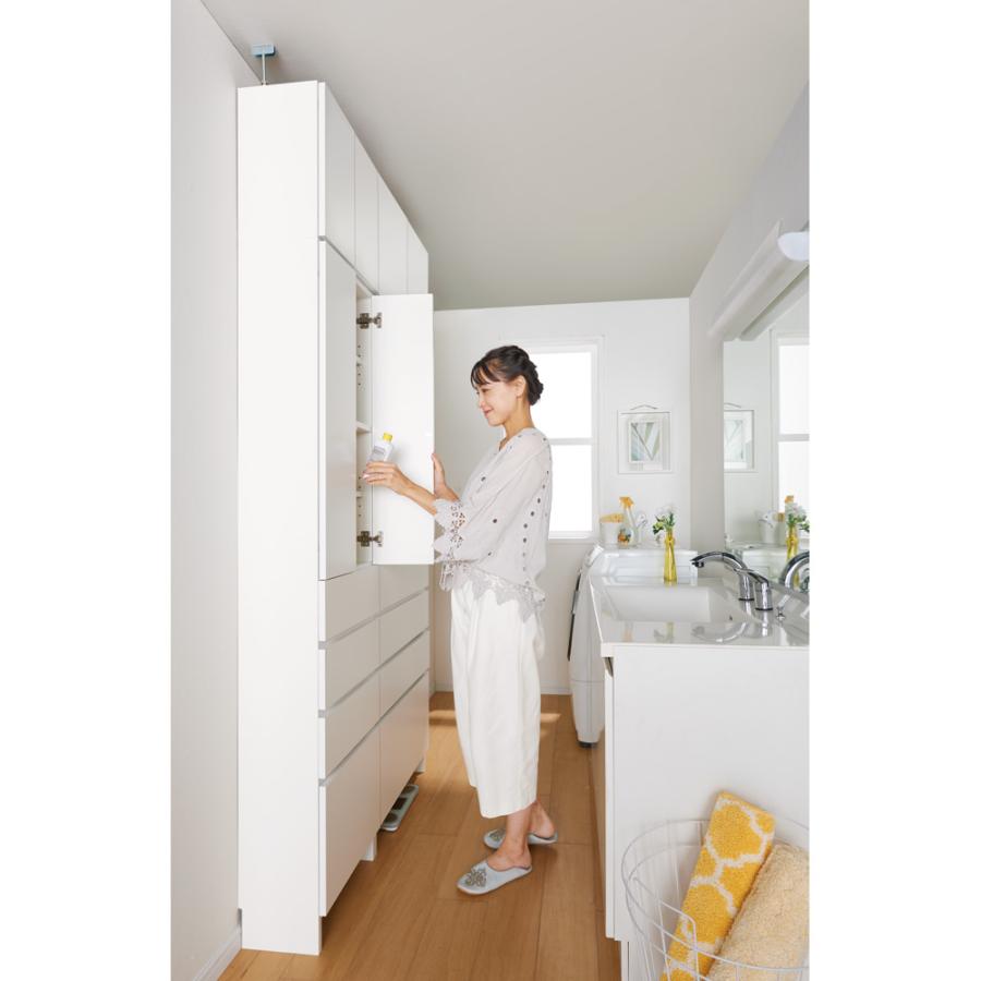 dinos（ディノス） 組立不要 天井まで使える薄型サニタリーチェスト