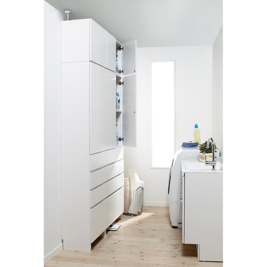 dinos（ディノス） 組立不要 天井まで使える薄型サニタリーチェスト