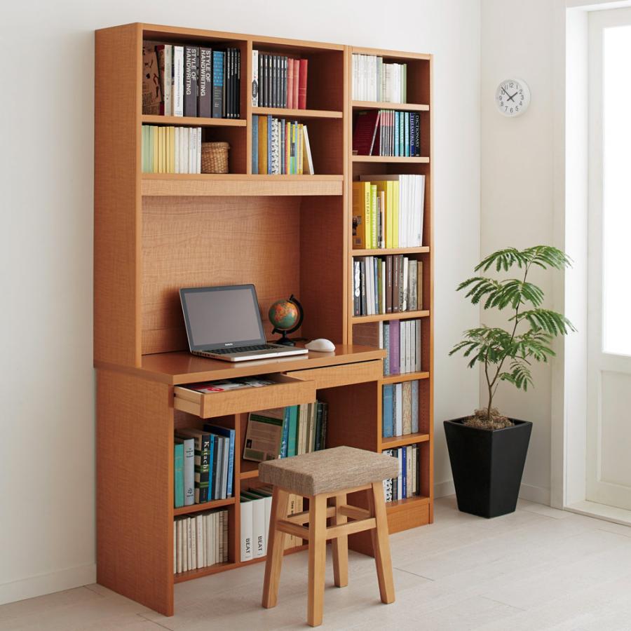 家具 収納 ホームオフィス家具 ユニットデスク 本好きの為のデスクシリーズ シェルフ 幅