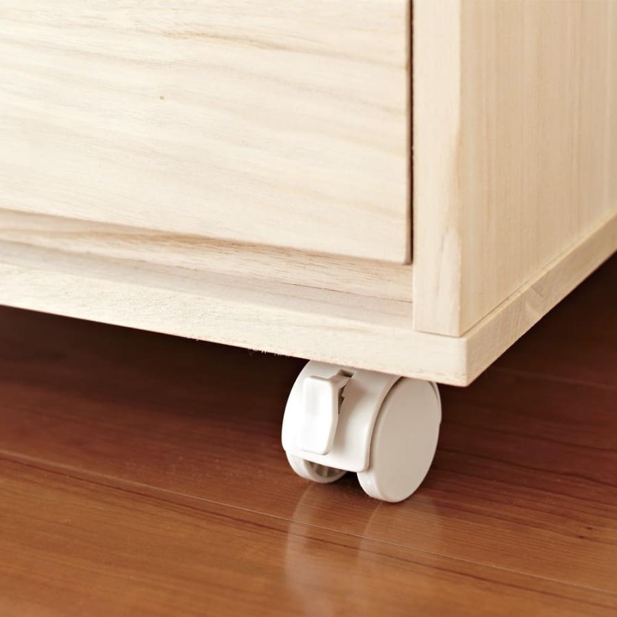 ディノス　押入れ　桐タンス4段　キャスター付き 日本製】キャスター付き総桐押し入れタンス 4段 幅75cm奥行75cm 通販