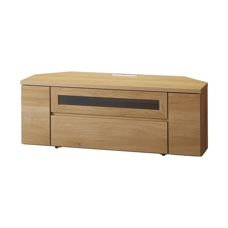 dinos（ディノス） ［幅120cm高さ44cm］天然木調コーナーテレビ台 隠し