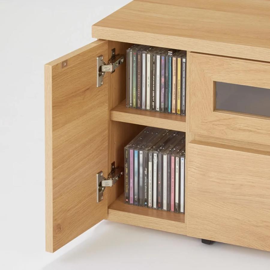 dinos（ディノス） ［幅120cm高さ44cm］天然木調コーナーテレビ台 隠し