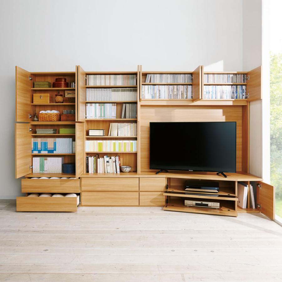 dinos（ディノス） 50 55インチ コーナー壁面収納テレビ台 幅117高さ