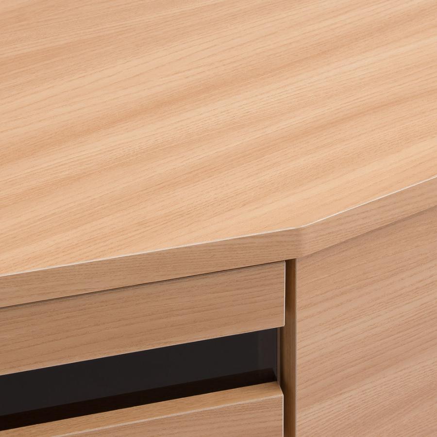 dinos（ディノス） 50 55インチ コーナー壁面収納テレビ台 幅117高さ