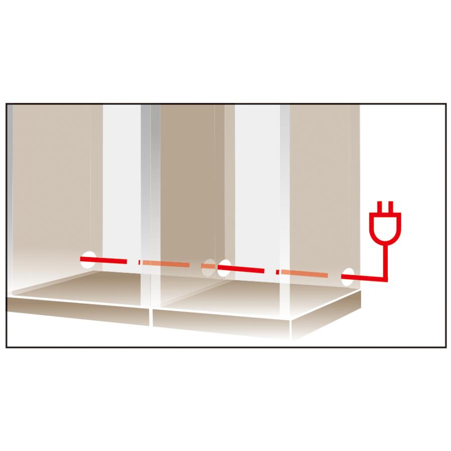 dinos（ディノス） 50 55インチ コーナー壁面収納テレビ台 幅117高さ