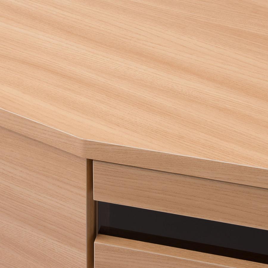 dinos（ディノス） 50 55インチ コーナー壁面収納テレビ台 幅150高さ