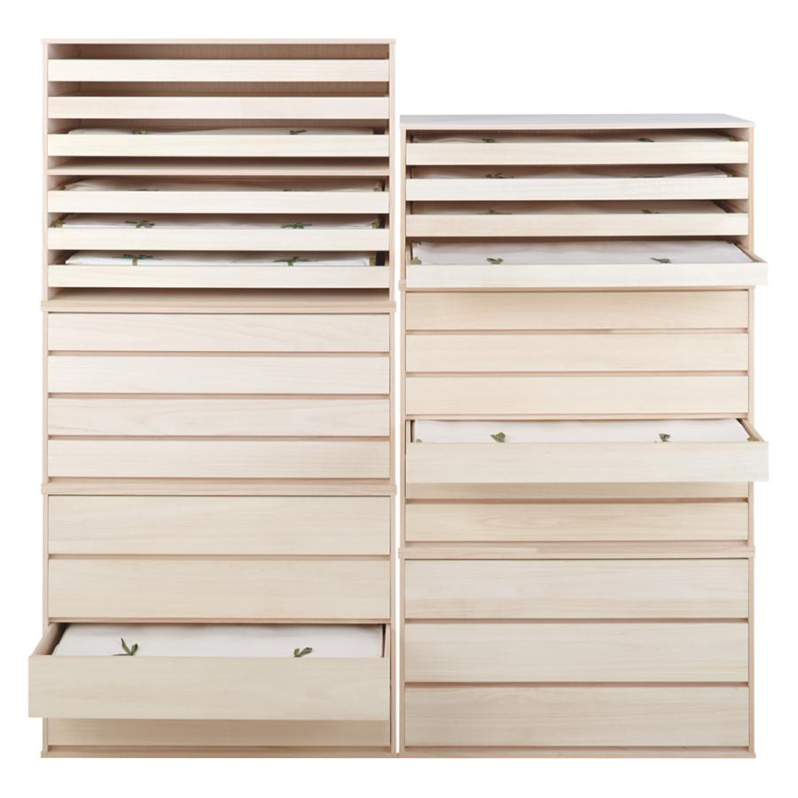 和ダンス★着物収納★高さ175㎝×幅105㎝×奥行45㎝　送料18500円込み dinos（ディノス） ウォークインクローゼット総桐着物収納シリーズ 盆